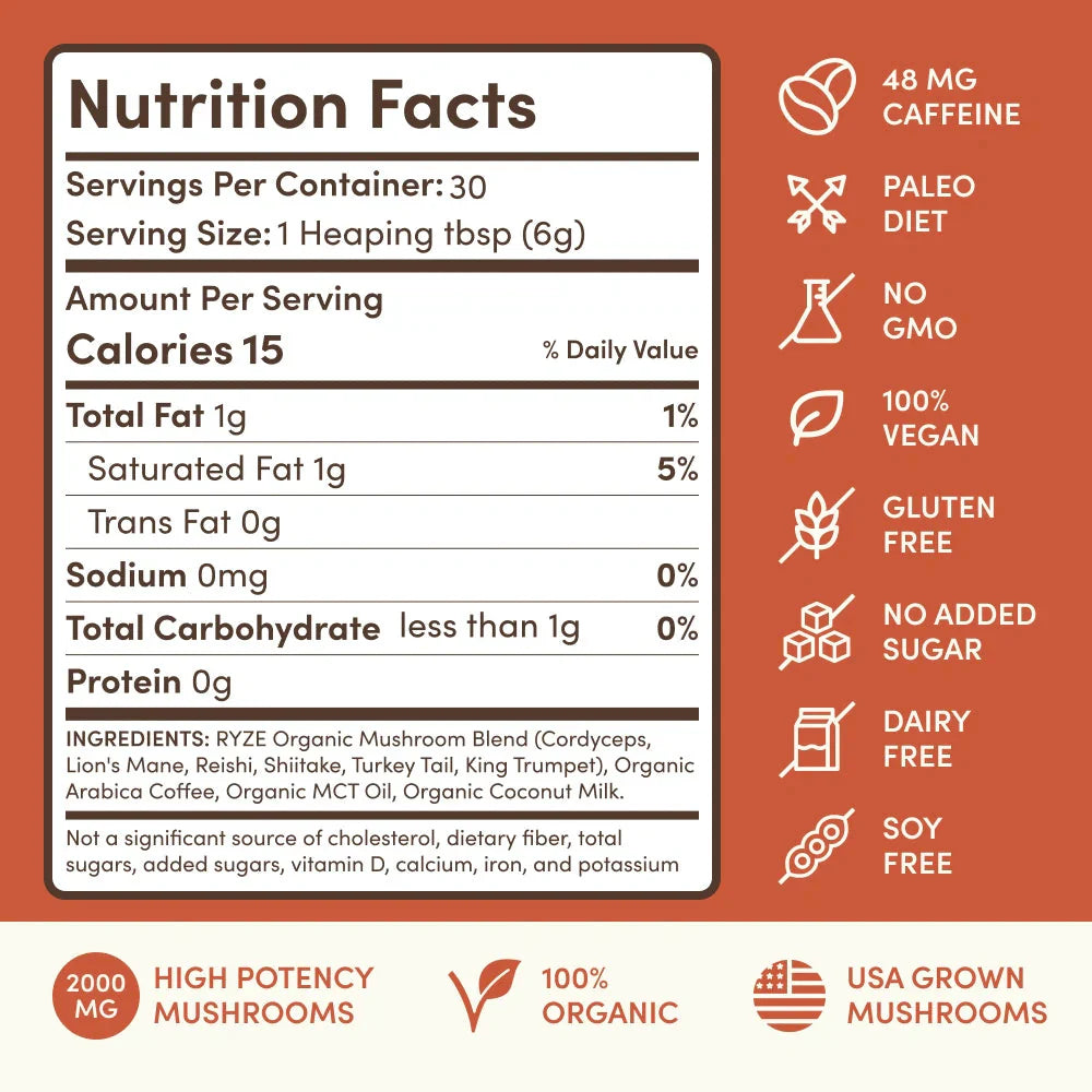 Mushroom Coffee Bold (30 Servings)