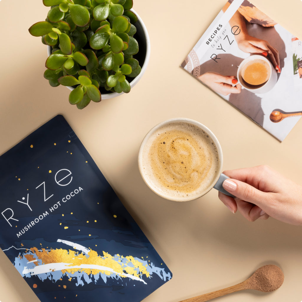 RYZE Nighttime Mushroom Cocoa Starter Bag