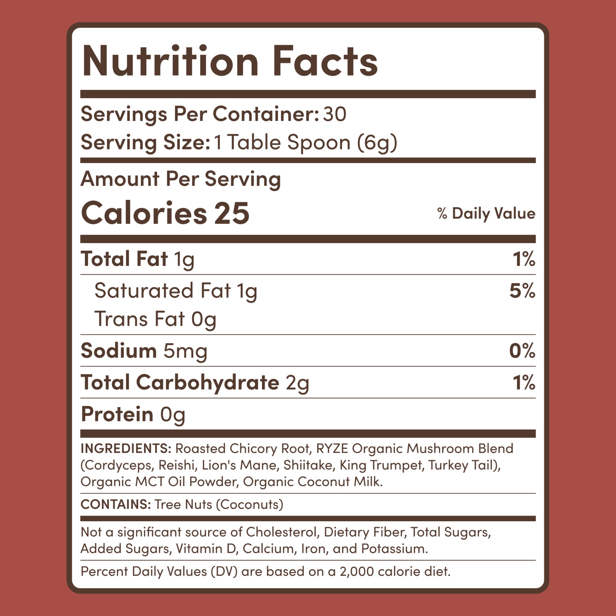 Mushroom Chicory (30 Servings)