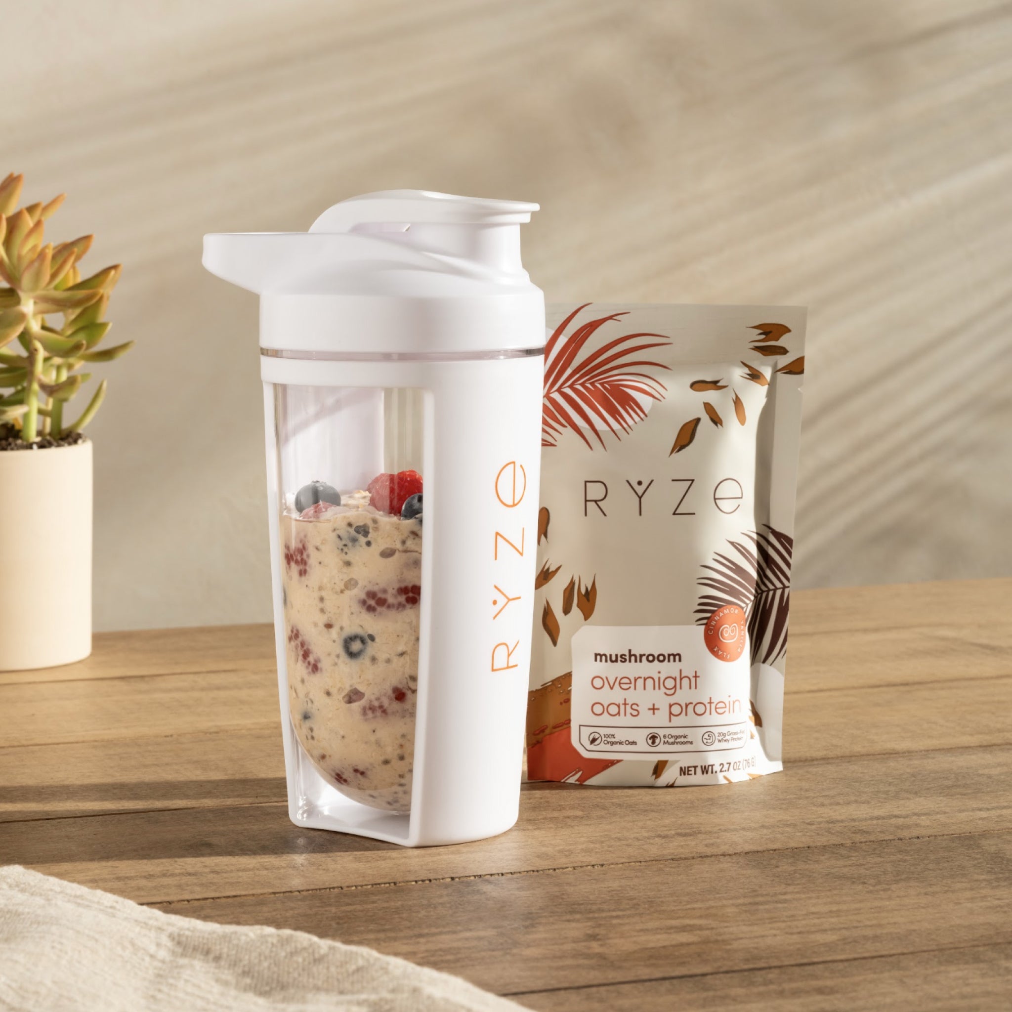 Mushroom Overnight Oats (14 Servings)