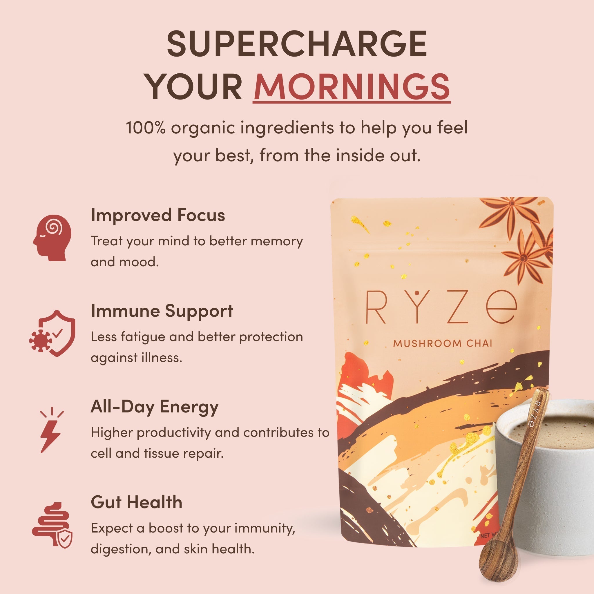 Mushroom Chai (20 Servings)