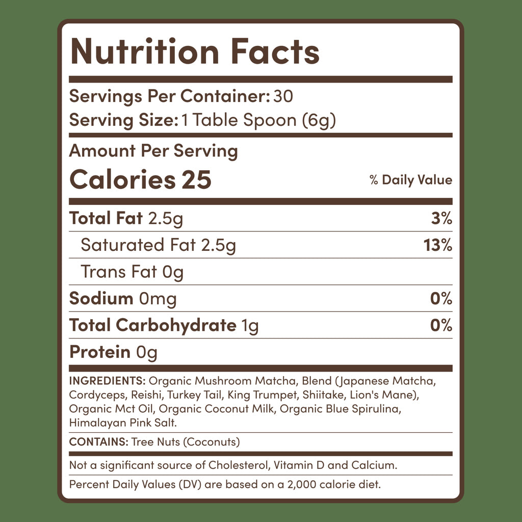 Mushroom Matcha (1 Pack - 30 Servings)