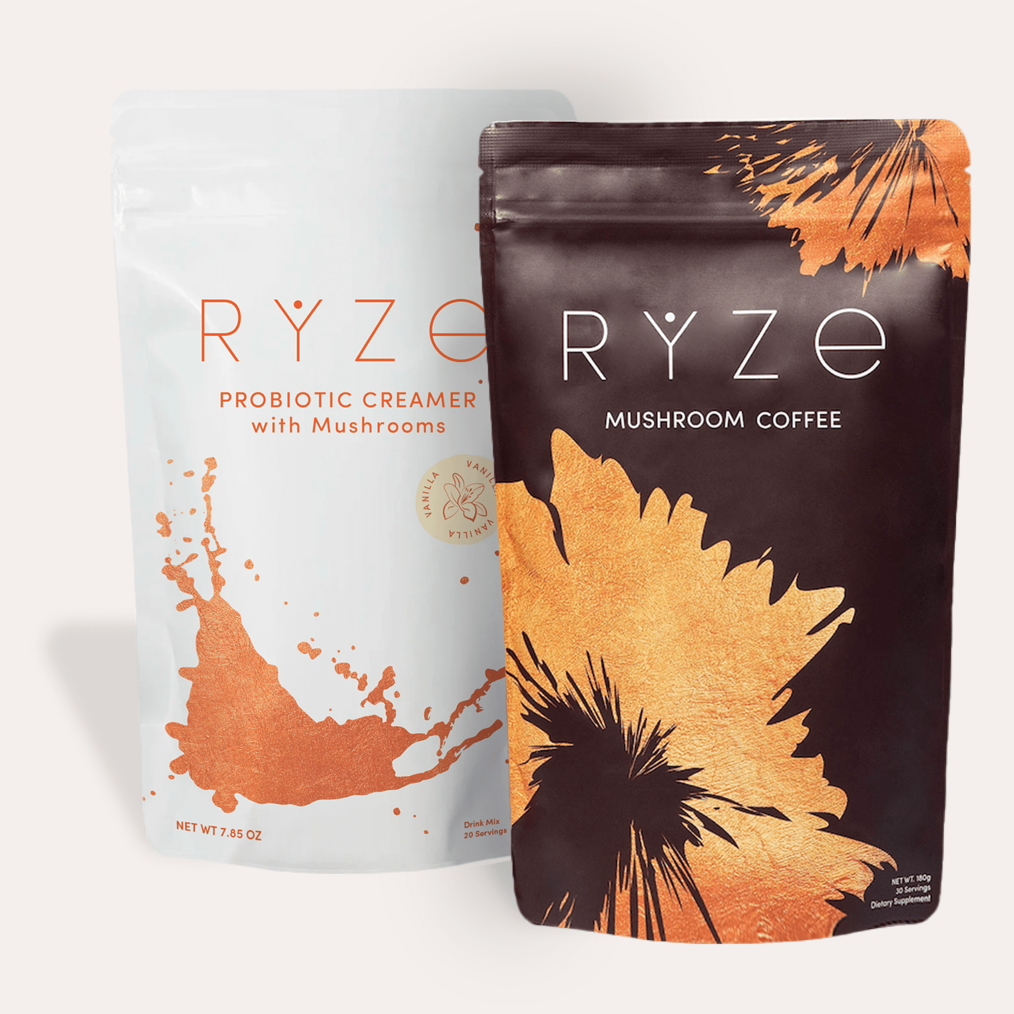 RYZE Bundle (Mushroom Coffee + Probiotic Creamer)